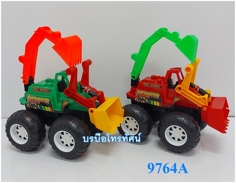 รถแม็คโคร ตีนตะขาบ รถจก รถเจาะ #รถตักดิน รถเกดดินรถของเล่นเด็ก