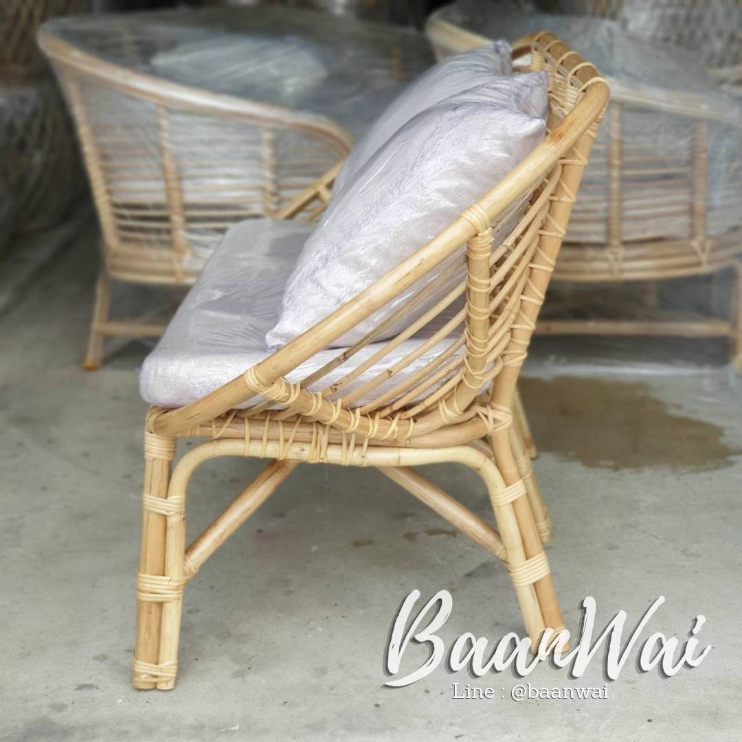 ชุดโซฟาหวายแท้