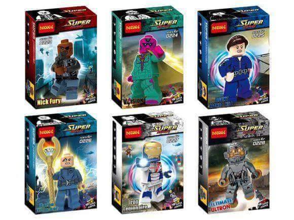เลโก้จีน Decool 0223-0228 ชุด Super Heroes Avenger2