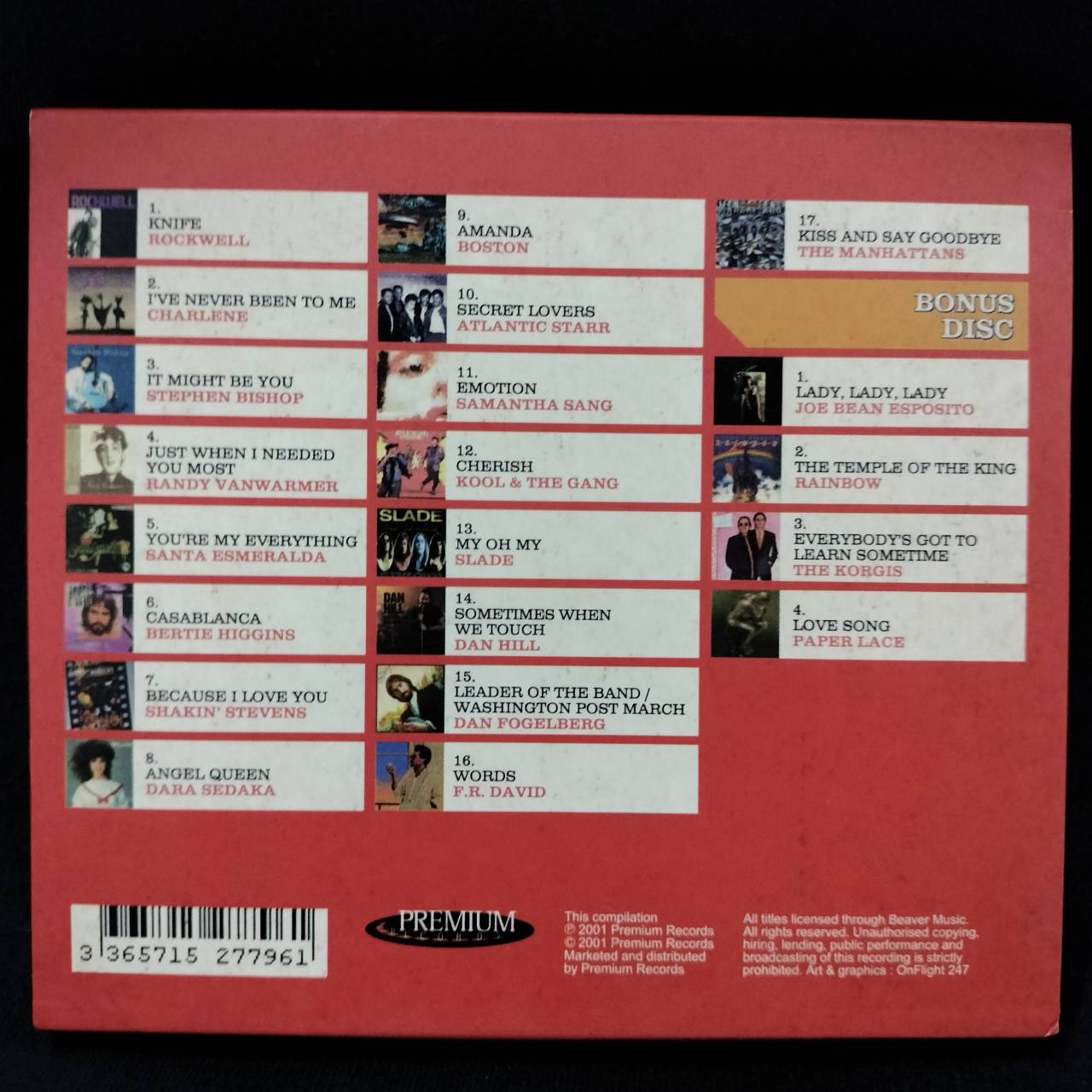 Various – CD Everlasting...Hits Unforgettable Love Moments / ไม่ระบุ / 24 bit / Audiophile Remastering / 2CD / แผ่นสภาพนางฟ้า