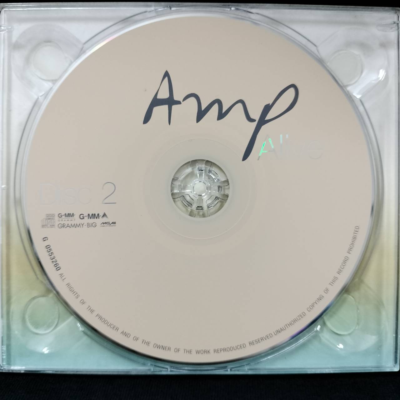 แอม เสาวลักษณ์ – Amp Alive / เจาะสันกล่อง / 2CD / แผ่นดี+แผ่นสวย