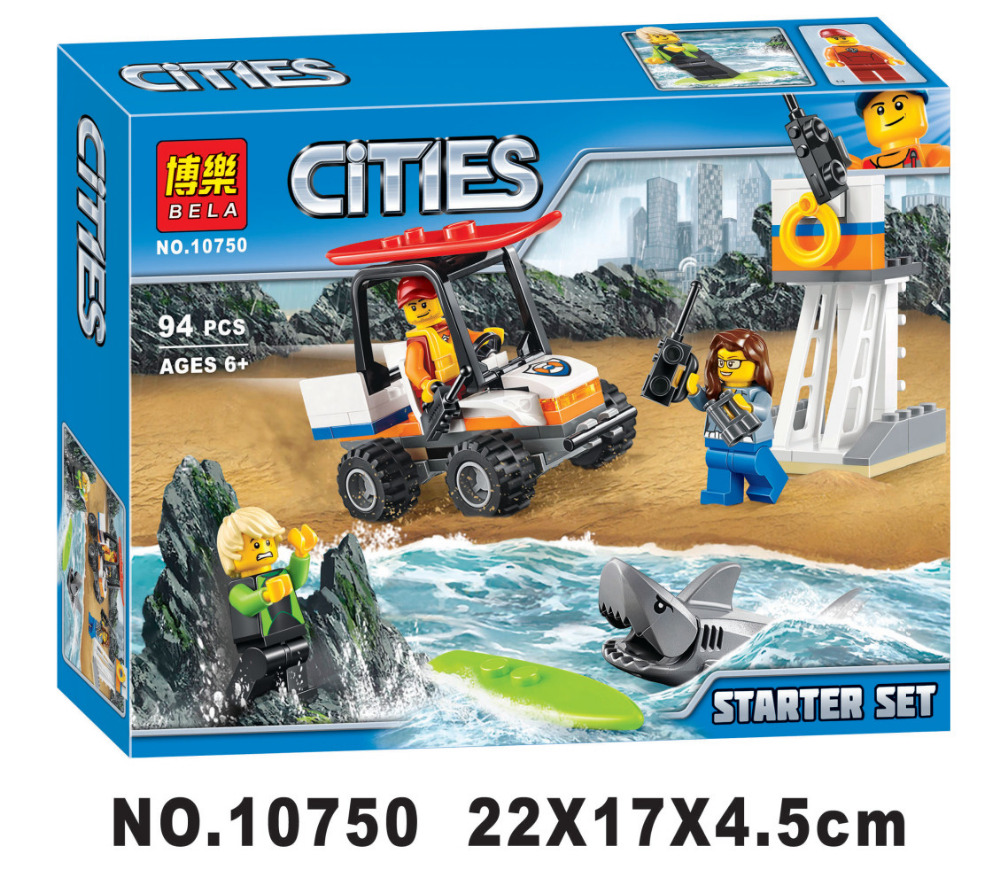 เลโก้จีน Bela.10750 ชุด City Coast Guard Starter