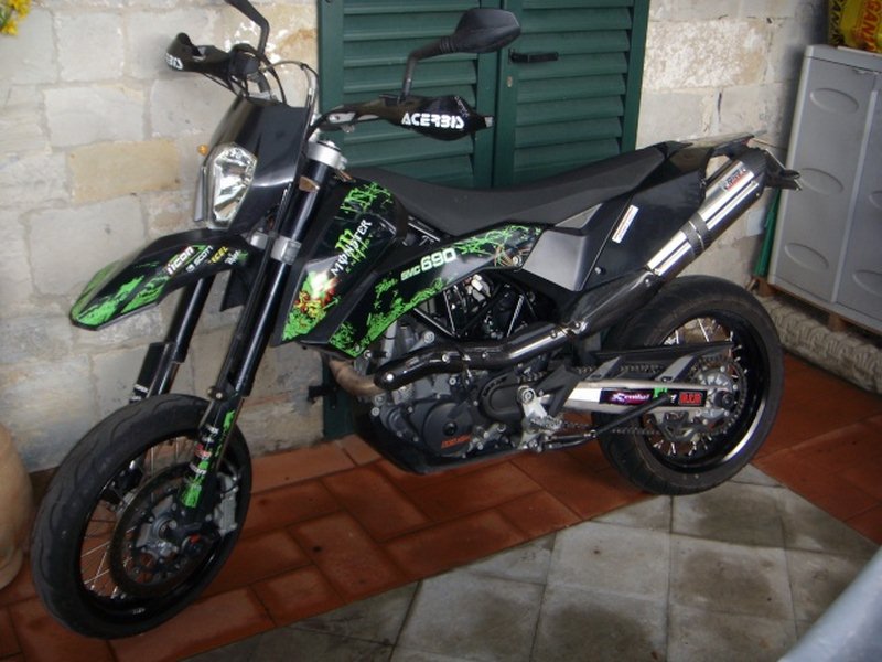 ท่อ MIVV รุ่น SUONO สำหรับ KTM 690 SMC 08-15 ท่อชั้นน้ำจาก ITALY (For Exhibition only)