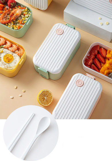 กล่องใส่ข้าวพลาสติก,กล่องใส่อาหารพลาสติก,1100ml