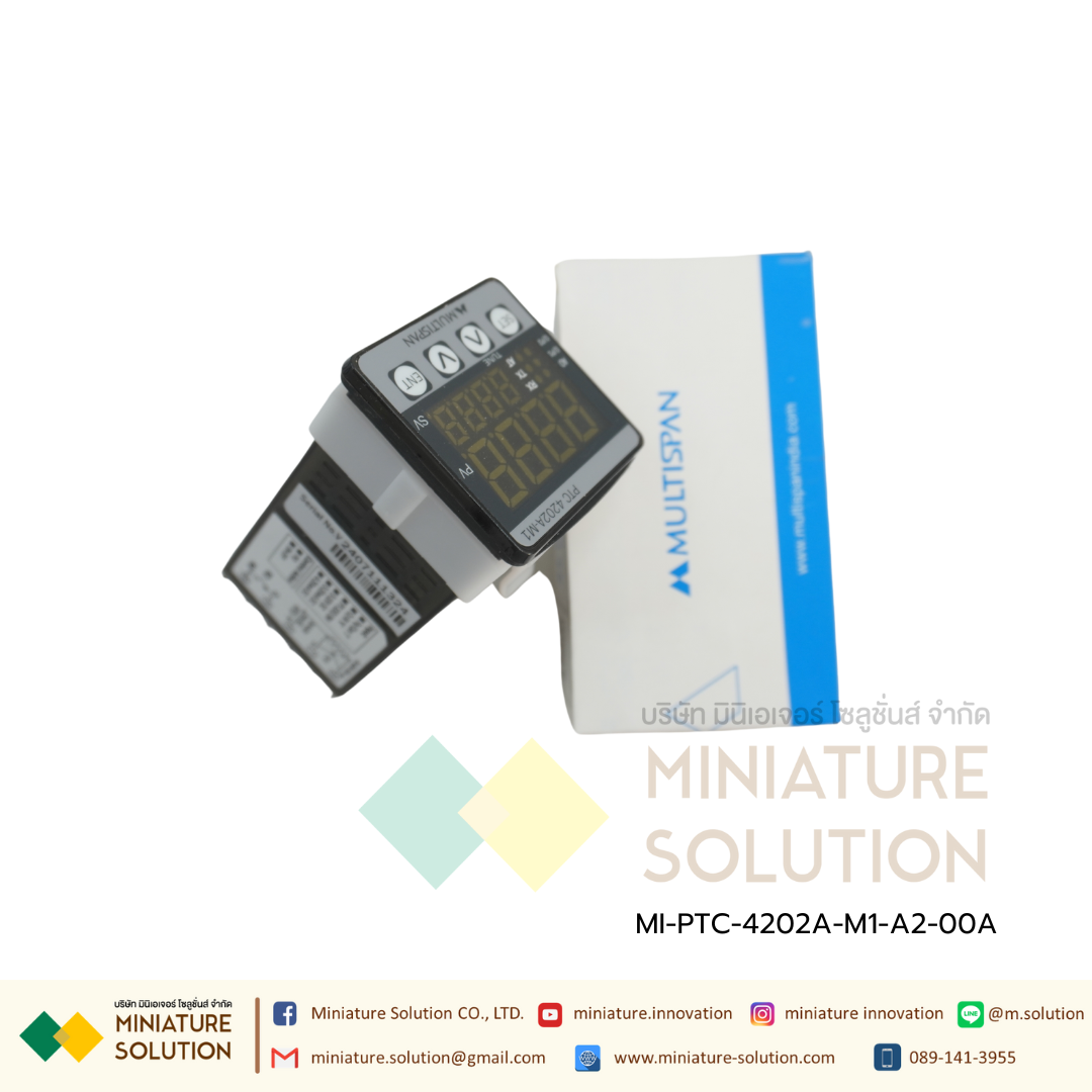 PTC-4202A-M1-A2-00A Universal Programmable controller with RS-485 MODBUS, 48x48 Multispan