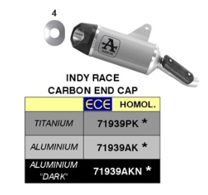 ท่อ Arrow รุ่น Indy race สำหรับ Monster 937 (For Exhibition only)