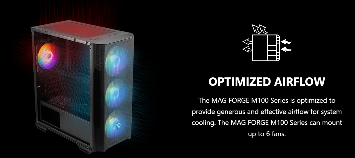 mATX CASE MSI MAG FORGE M100A