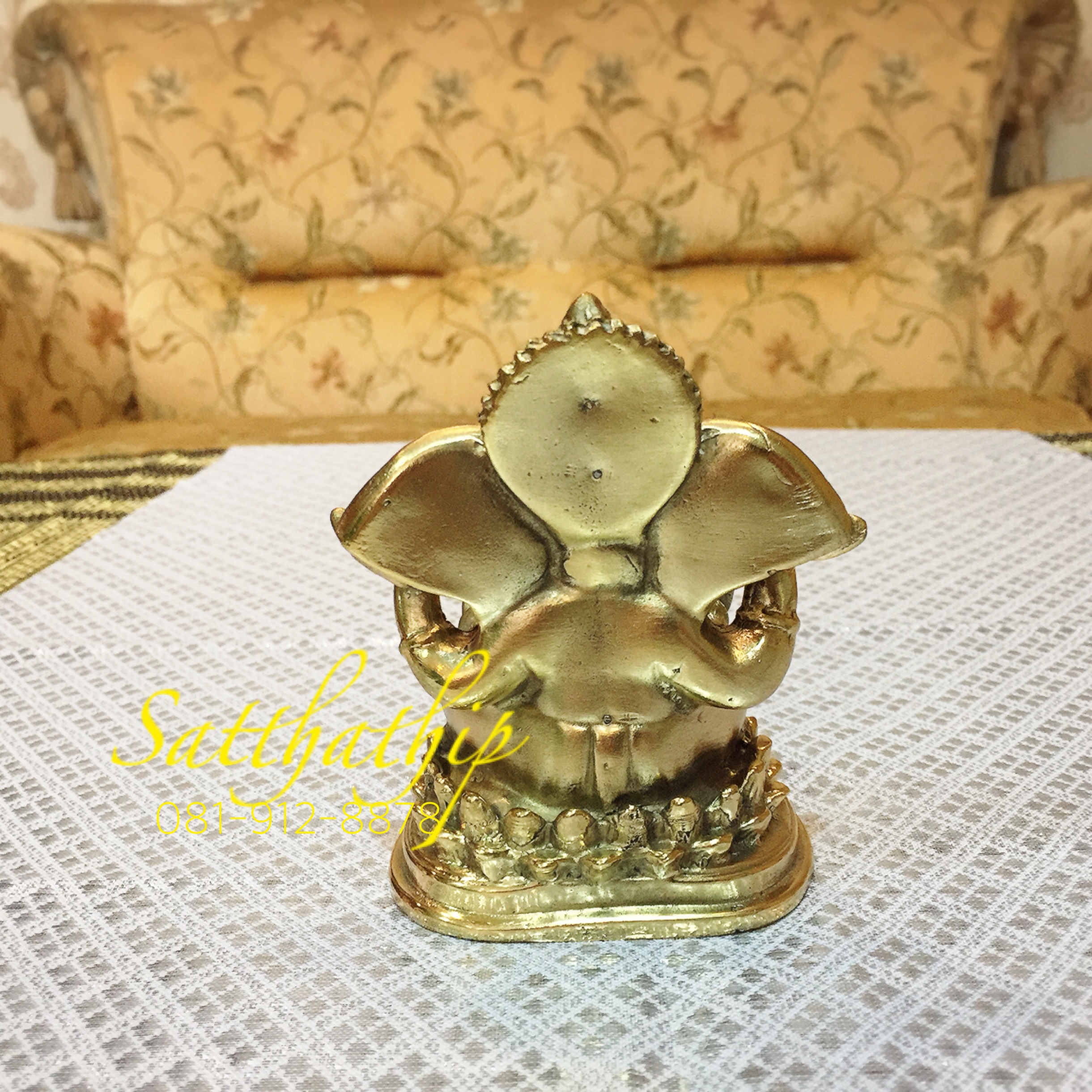 พระพิฆเณศ ปางสัมปทายะคเณศ (ทองเหลือง) - Ganesha: Lord of Success