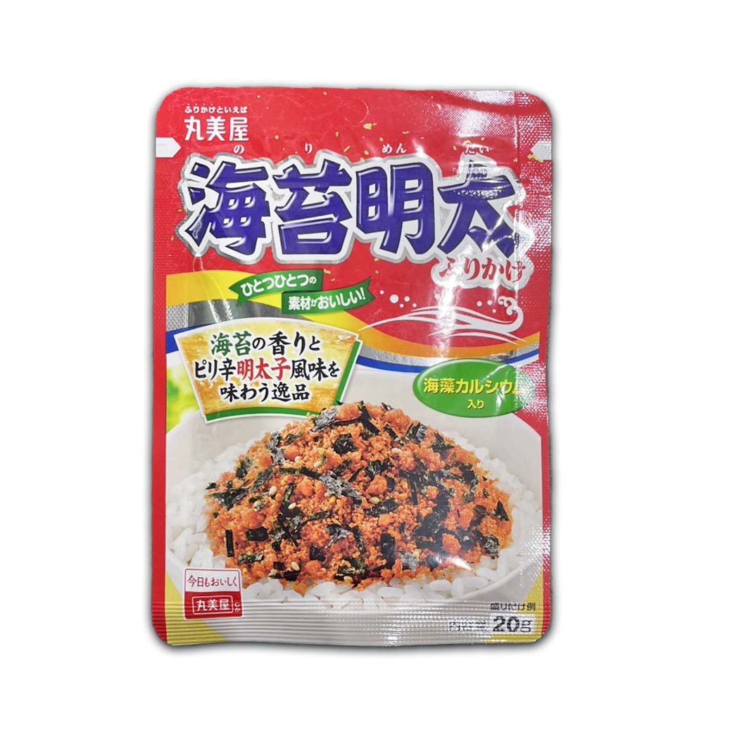ไข่ปลาค็อตปรุงรสผสมสาหร่ายสำหรับ โรยข้าว Marumiya 20 g. (05-8995)
