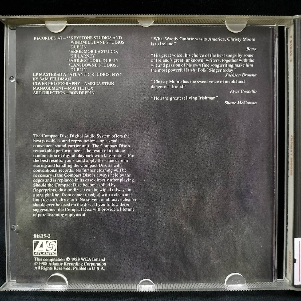 Christy Moore – Christy Moore / USA / แผ่นสวย