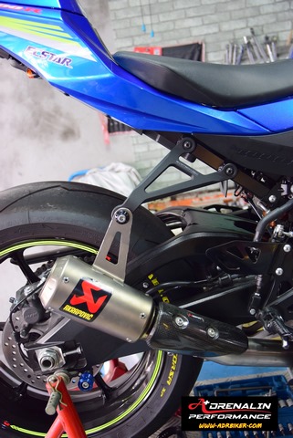 ขาจับท่อ Evotech สำหรับ GSXR1000 2017 ขึ้นไป