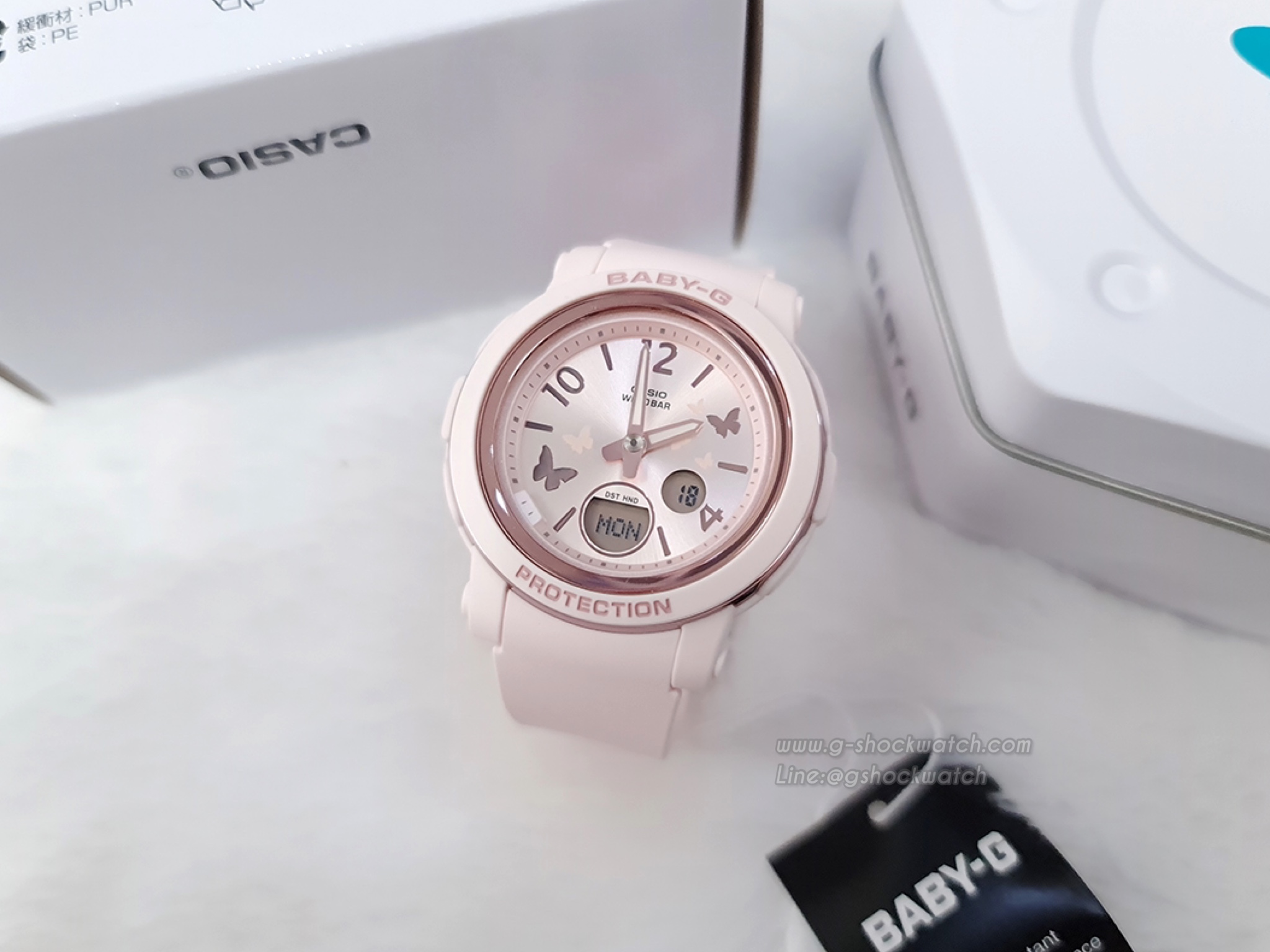 CASIO BABY-G นาฬิกาข้อมือ นาฬิกากันน้ำ นาฬิกาของแท้ ประกันศูนย์ CMG 1 ปี รุ่น BGA-290BD-4A