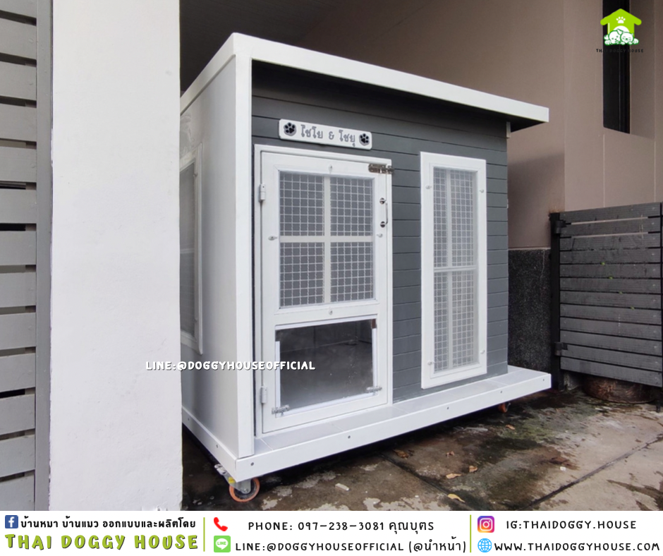 บ้านหมา แบบบ้าน 𝐁𝐨𝐱 𝐒𝐭𝐲𝐥𝐞