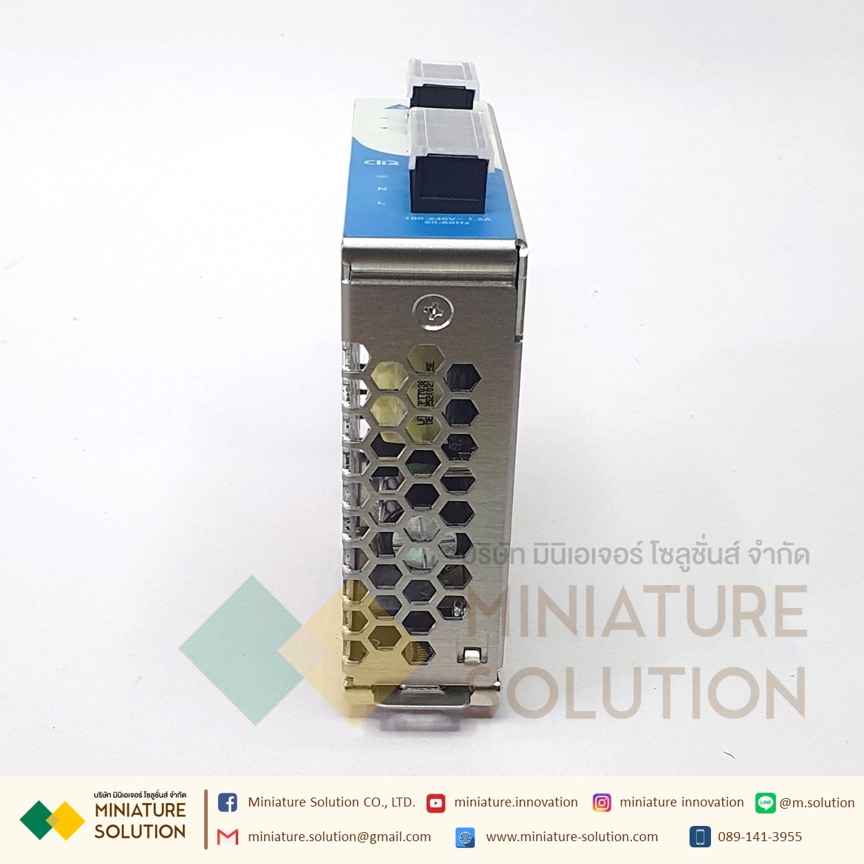 Delta Power Supply 24V/2.5A (60W) 220V Delta Power Supply (DRP024V060W1AA สีฟ้า DRP024V060W1AZ สีดำ)