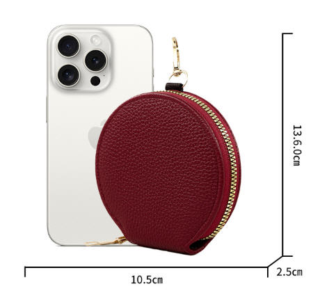 กระเป๋าใส่เศษเหรียญ,กระเป๋าทรงกลม,กระเป๋าพกพาขนาดเล็ก,กระเป๋าPU,สกรีนโลโก้