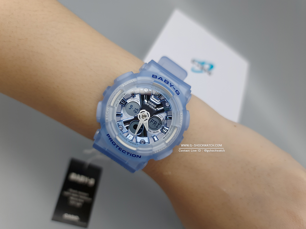 CASIO BABY-G นาฬิกาข้อมือ นาฬิกากันน้ำ นาฬิกาของแท้ ประกันศูนย์ CMG 1 ปี รุ่น BA-130CV-2A