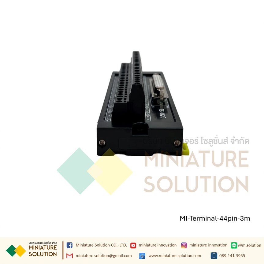 CN1(44Pin/DB44-Female)-Terminal Blocks DB44(Male)-to-DB44(Male) Cable servo driver relay terminal block สาย พร้อม เทอร์มินอล Terminal block + 3m data cable TS-020 TZQBX