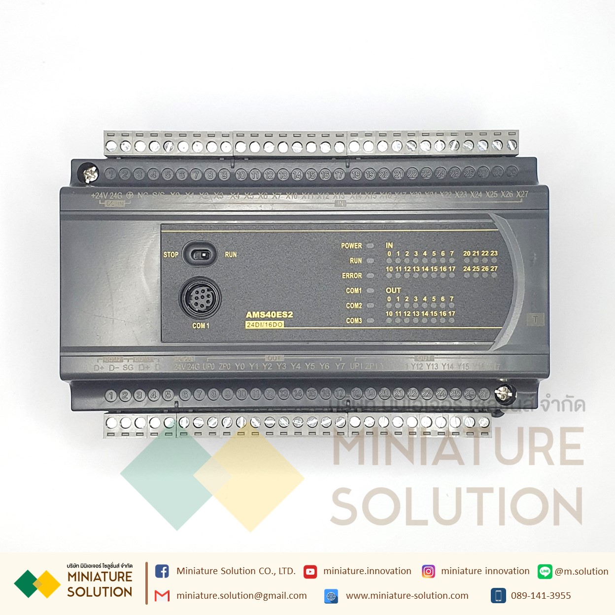 LE-DVP PLC Programmable Controller Support Software Delta 24VDC (additional power supply) [Delta] DVP-Series Transistors