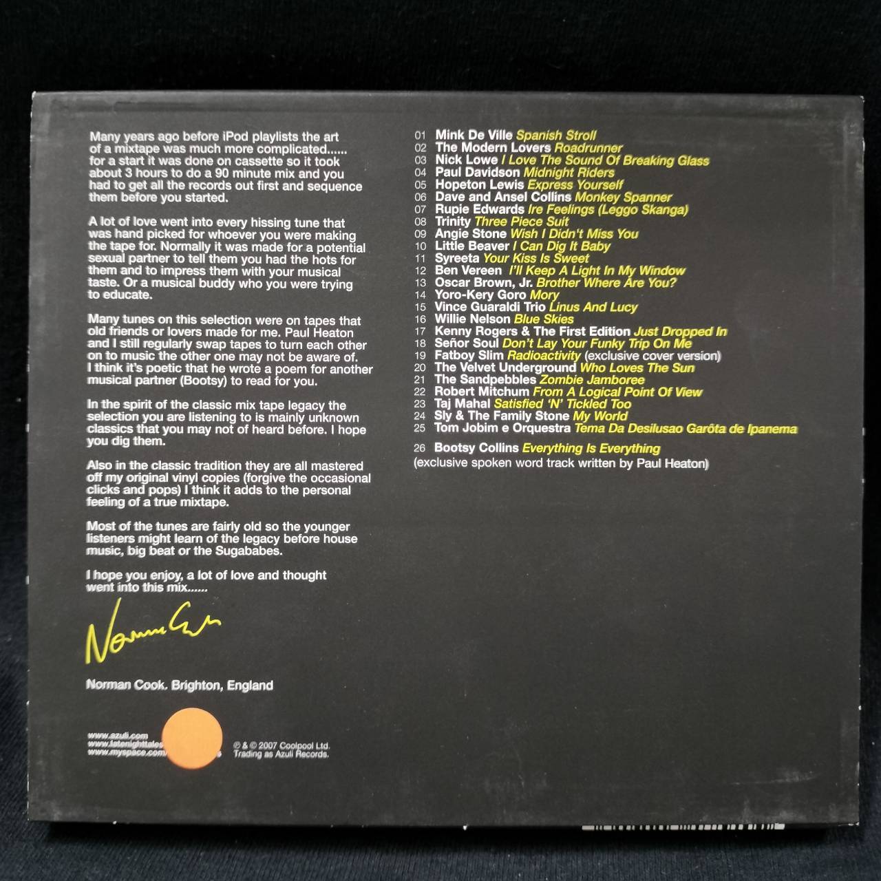 Fatboy Slim – Radioactivity (LateNightTales) / ไม่ระบุ / แผ่นสภาพนางฟ้า