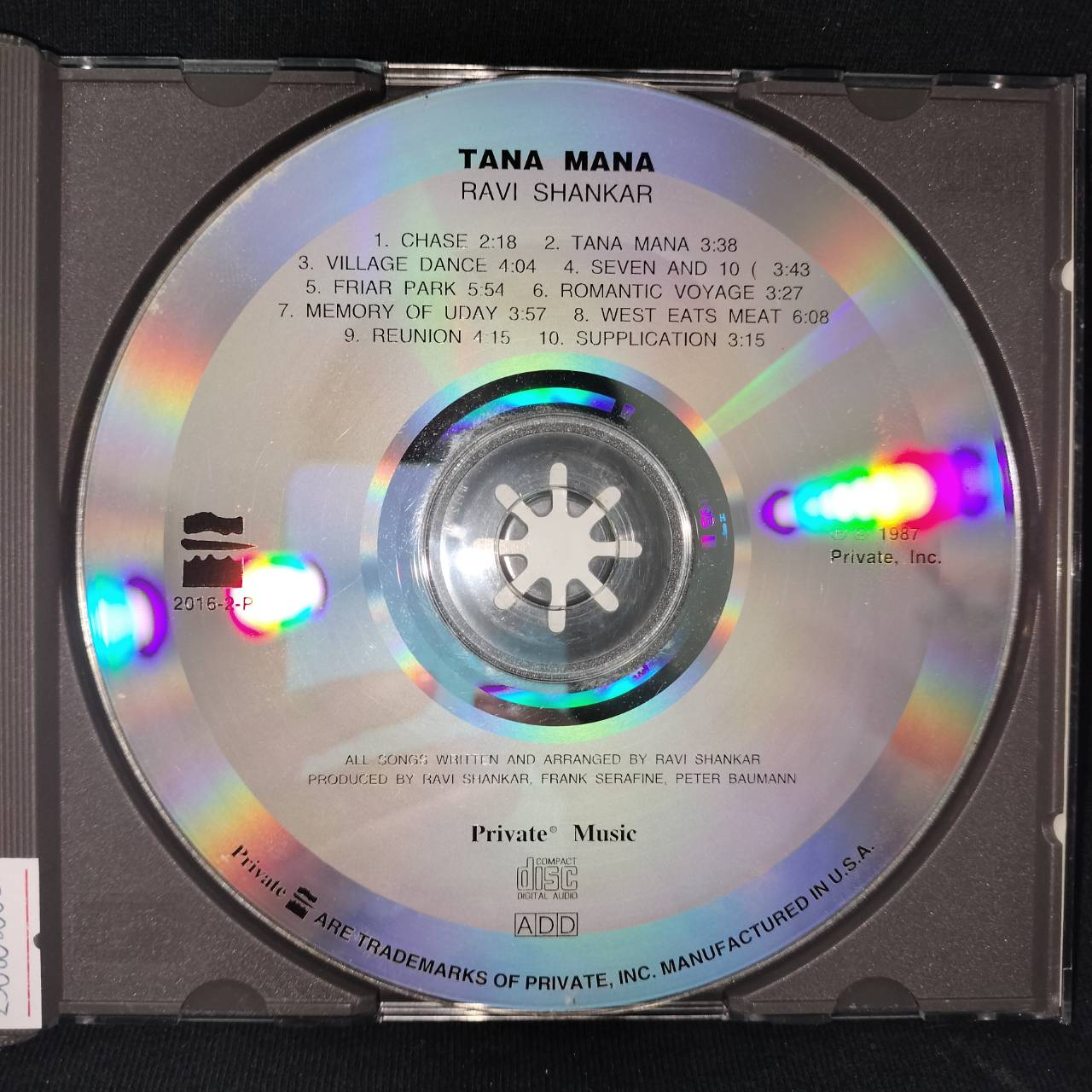 The Ravi Shankar Project – Tana Mana / USA / แผ่นดี