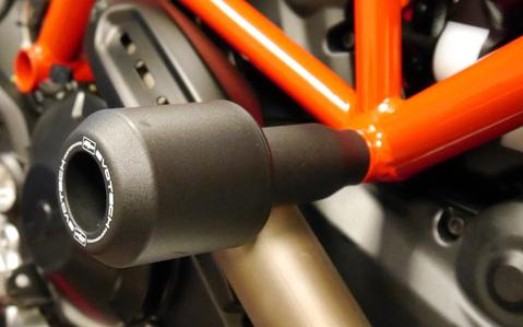 Evotech กันล้มกลาง (Crash Bobbins) สำหรับ HyperMotard 950 19+