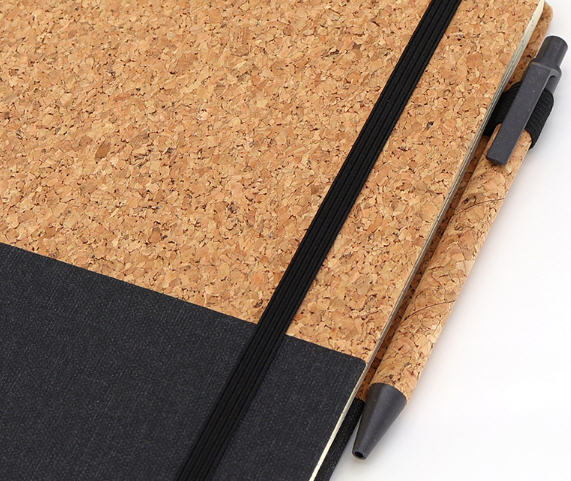 สมุดโน้ต,สมุดไดอารี่ไม้ก๊อก,สมุดโน๊ตปกไม้ก๊อก