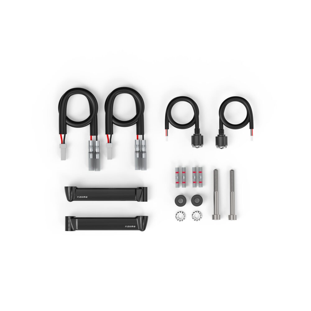 ไฟเลี้ยวหน้า Rizoma แบบ low profile สำหรับ Panigale v4 2025+