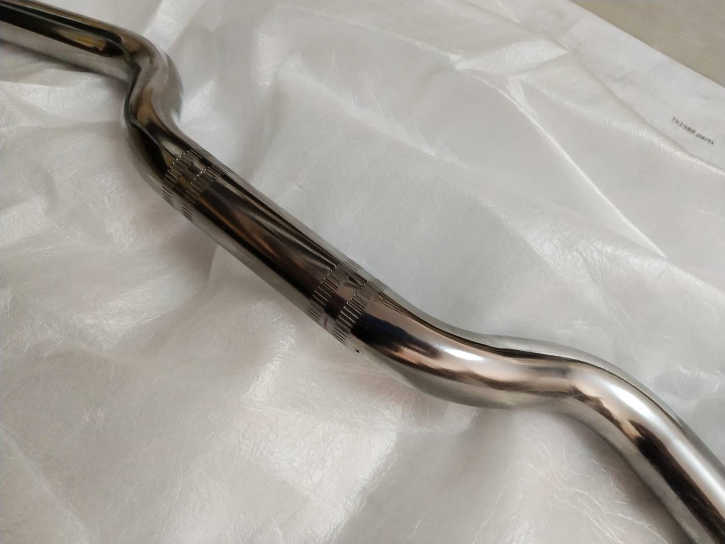 1YC-F6112-00 แฮนด์ โครเมี่ยมฟีโน่หัวฉีด FINO FI ตัว115cc. FINO115I อะไหล่แท้ YAMAHA