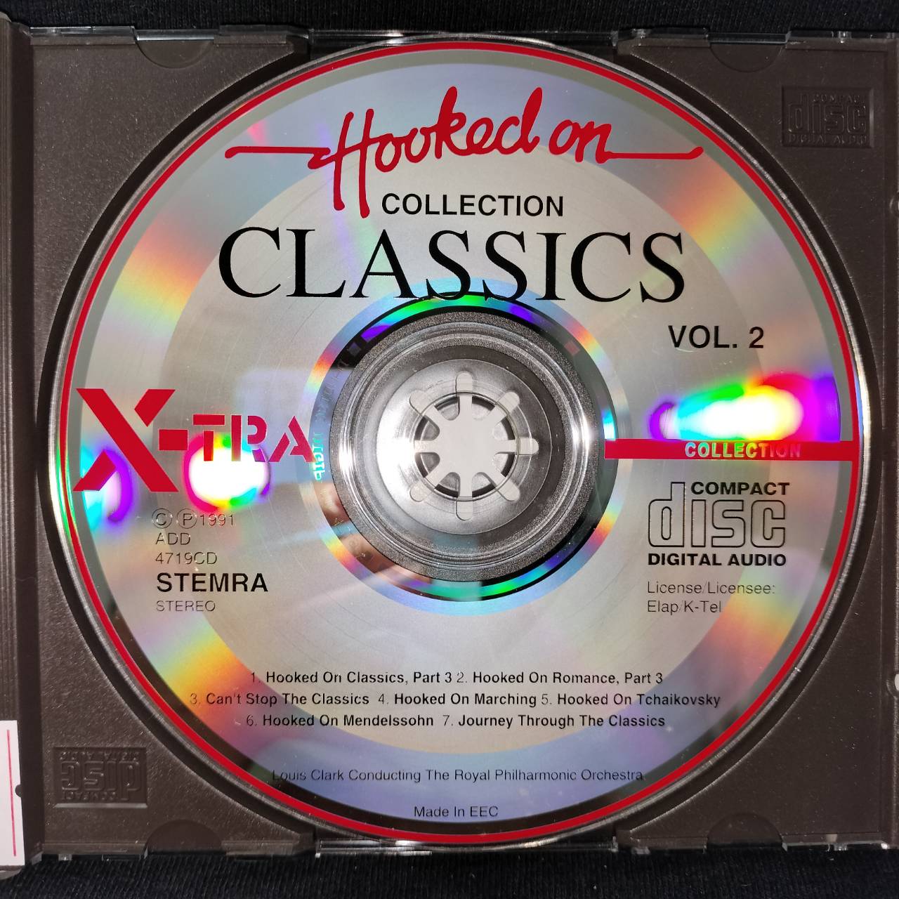 Louis Clark Conducting The Royal Philharmonic Orchestra – Hooked On Classics Vol. 2 / EEC / มีรอยบ้าง