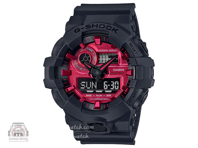 CASIO G-SHOCK นาฬิกาข้อมือ นาฬิกากันน้ำ นาฬิกาของแท้ ประกันศูนย์ CMG 1 ปี รุ่น GA-700AR-1A