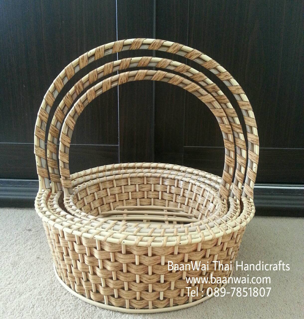 กระเช้า Code-003 หวายเทียม