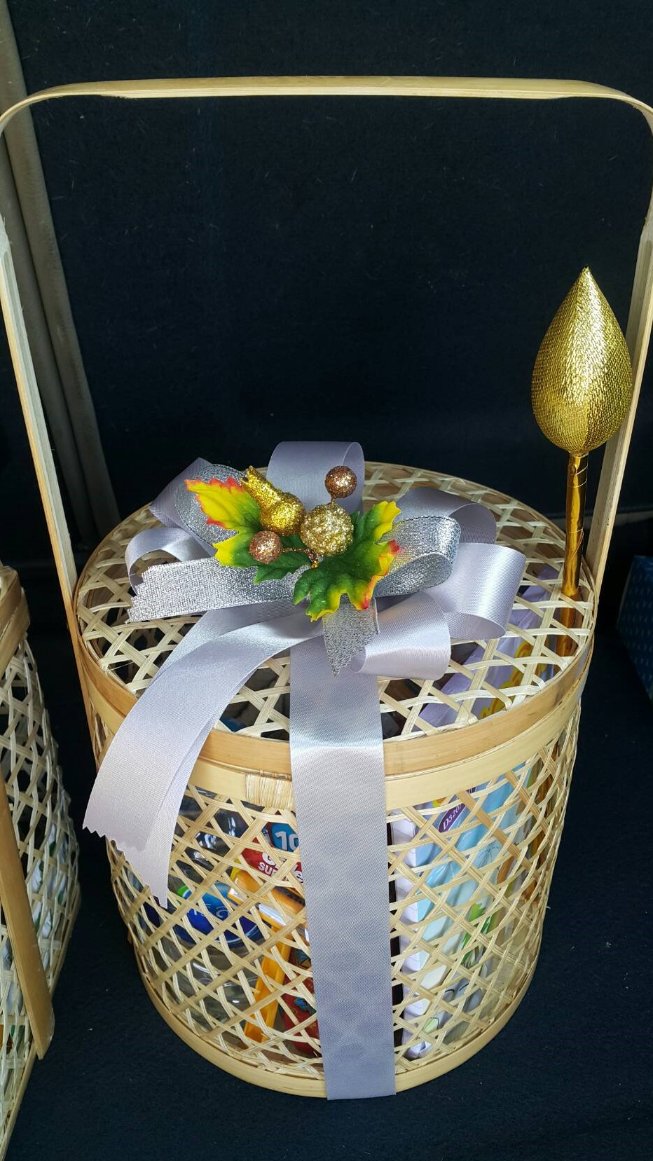 ชุดสังฆทานปิ่นโตสาน ปิ่นโตชะลอม