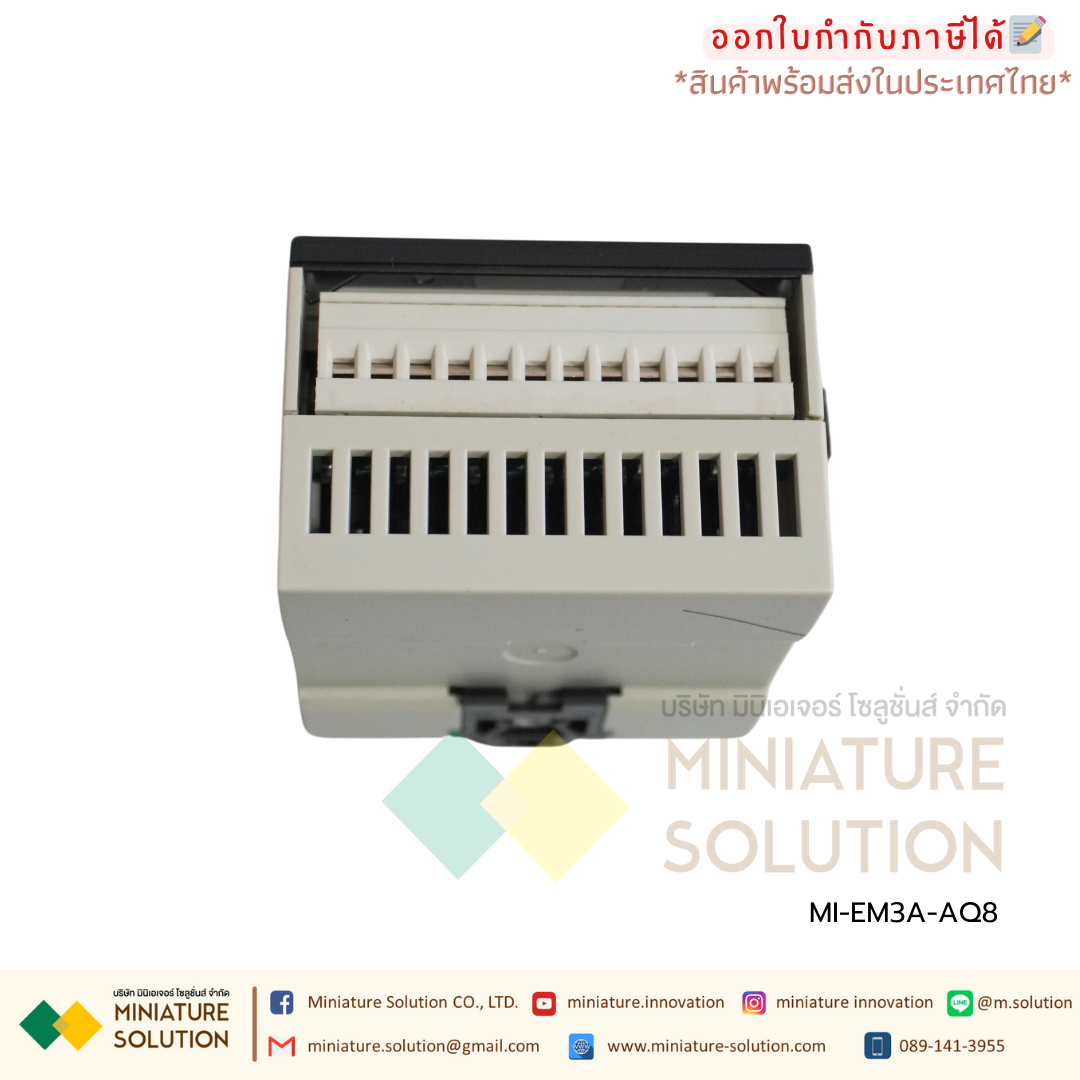 AMSAMOTION PLC expansion module อนาล็อคโมดูล 4-20mA/0-10V Analog OUT AQ8x15Bit [EM3A-AQ8]