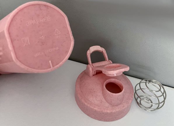 กระบอกเชค,แก้วเชคฟางข้าวสาลี,600ml