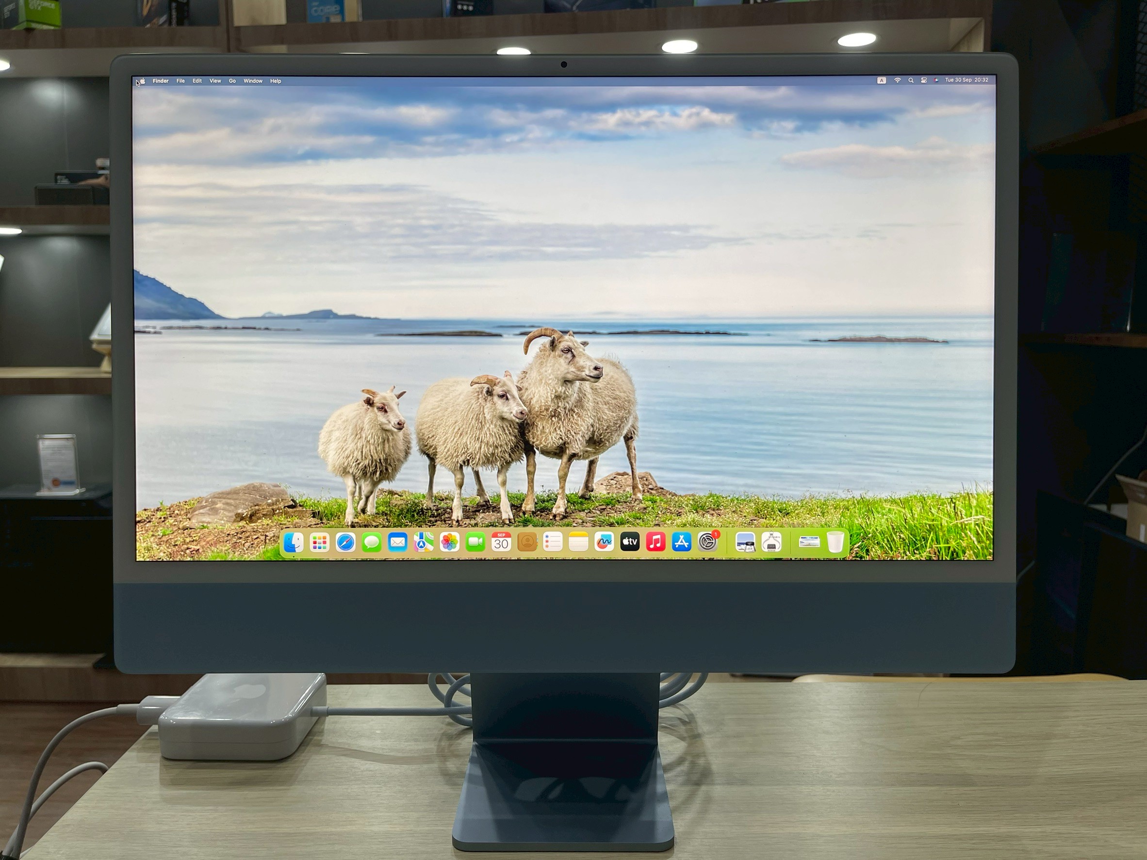 iMac (24 นิ้ว, M1, ปี 2021) 16/256GB สี Blue