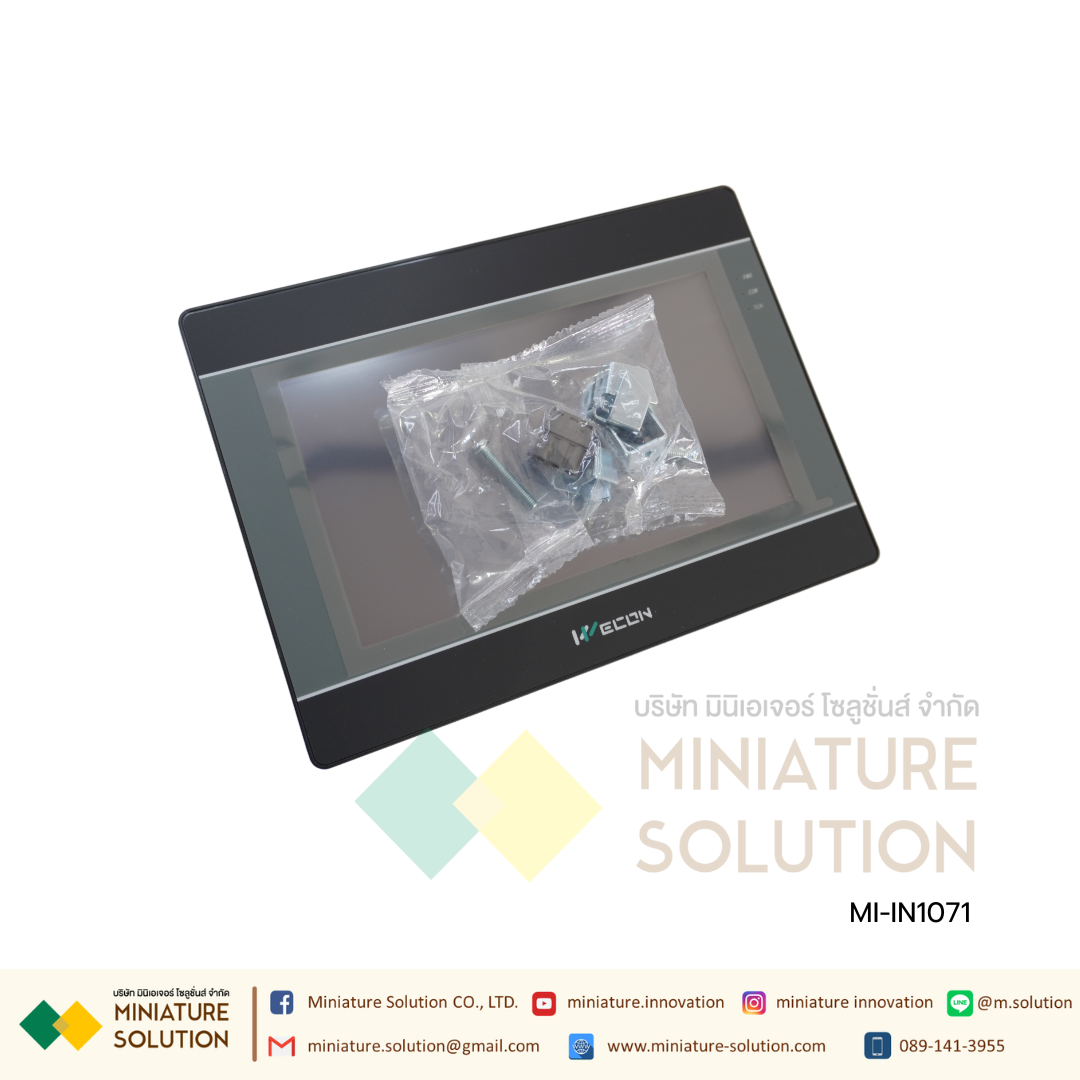 Wecon 7 inch HMI IN1073 Wecon HMI | 7.0 Inch 24VDC หน้าจอแสดงผล ขนาด 7 นิ้ว