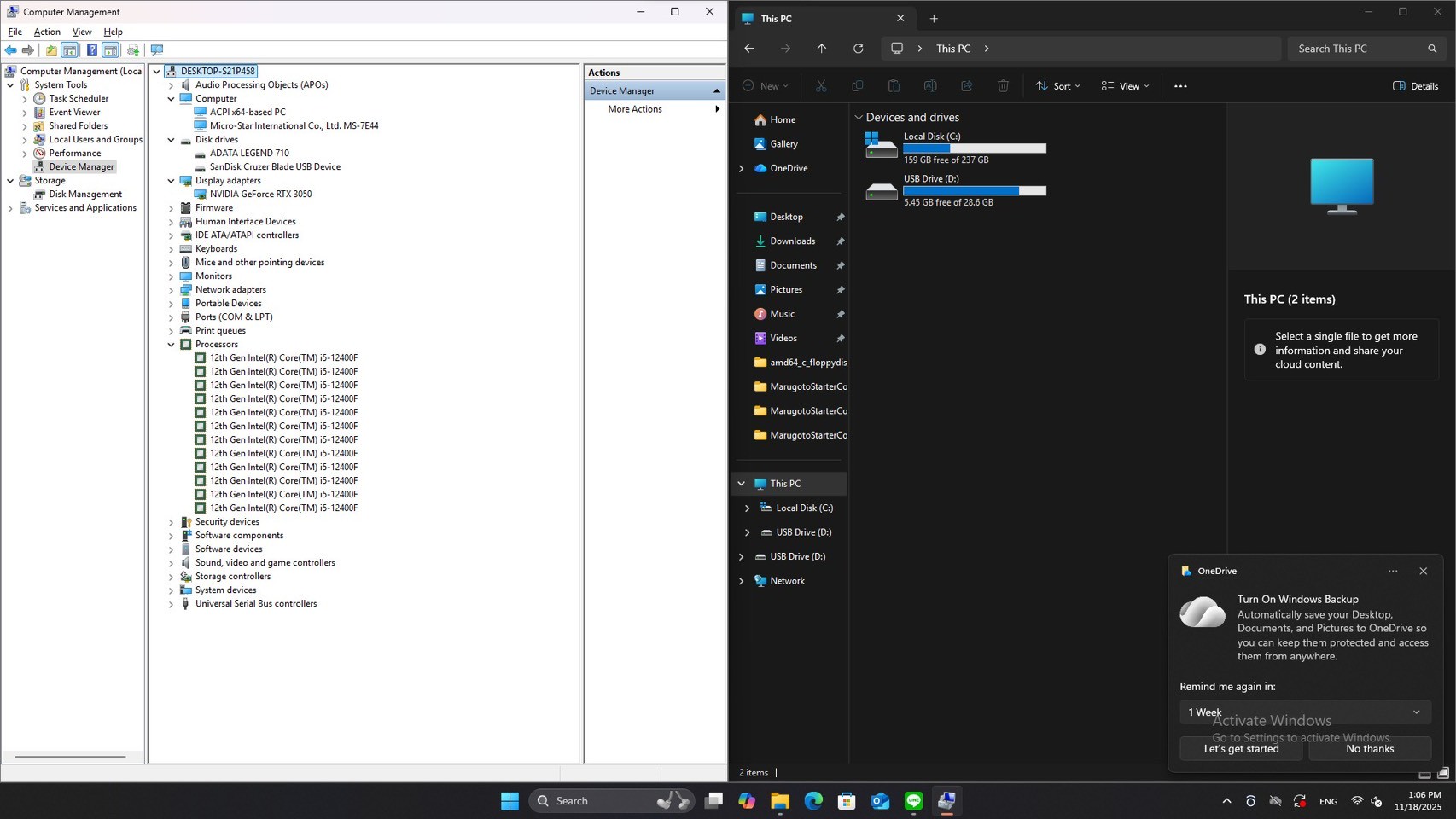 PC ประกอบ Intel Core i5-12400F/Ram 16GB/GeForce RTX 3050