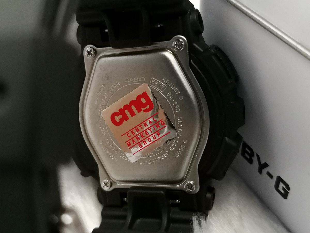 CASIO BABY-G นาฬิกาข้อมือ นาฬิกากันน้ำ นาฬิกาของแท้ ประกันศูนย์ CMG 1 ปี รุ่น BA-130-1A3