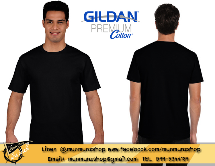 เสื้อยืด Gildan Premium Cotton
