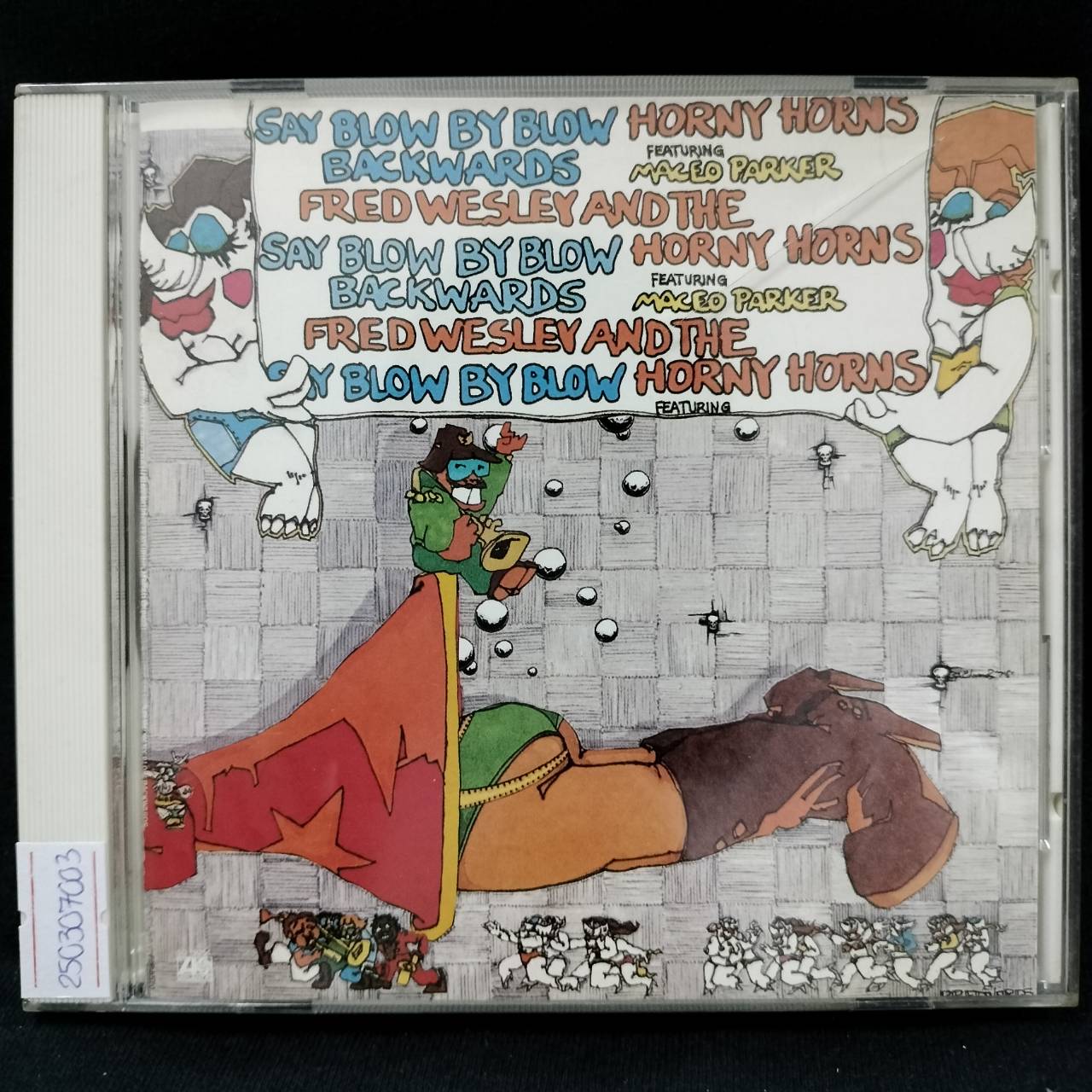 Fred Wesley And The Horny Horns Featuring Maceo Parker – Say Blow By Blow Backwards / JAPAN / แผ่นสวย