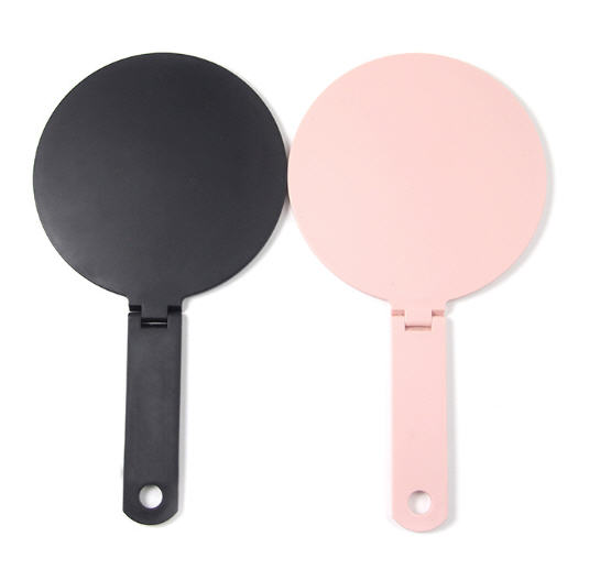 กระจกกลม,กระจก,กระจกสกรีนโลโก้,ของแจก,กระจกกลมมีด้ามจับ,กระจกกลมพับได้