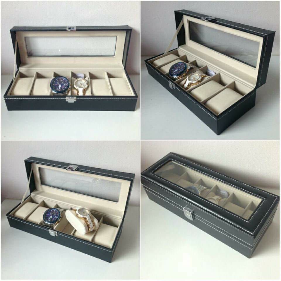 กล่องใส่นาฬิกา 6 ช่อง