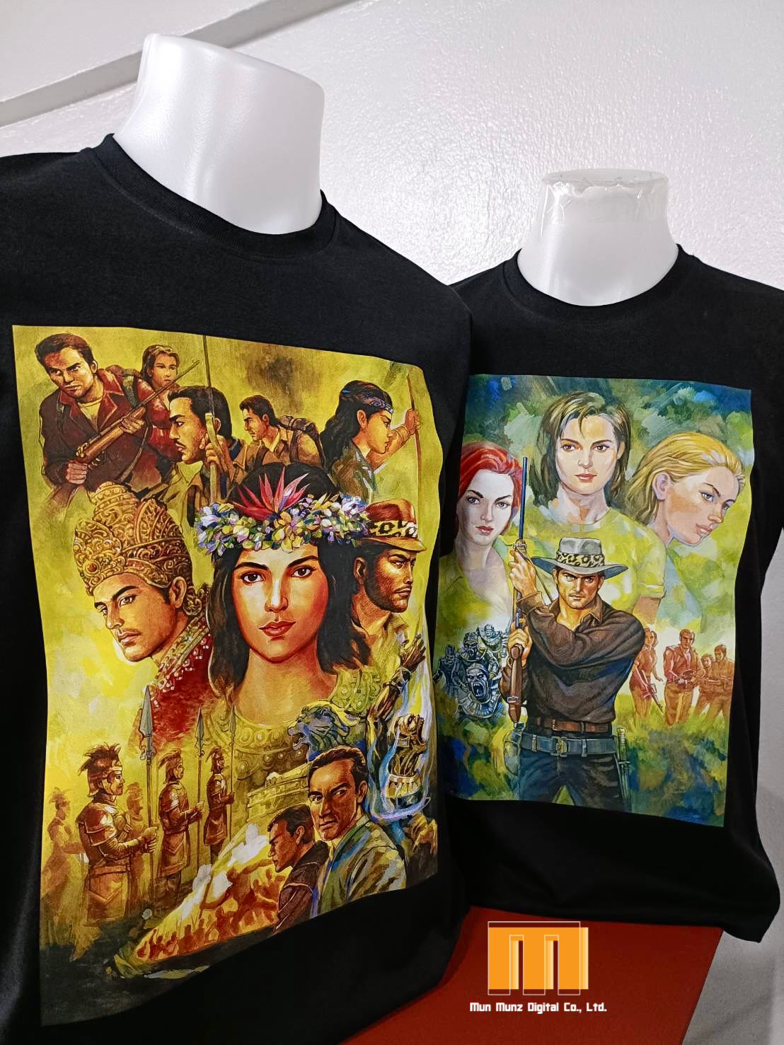 รับสกรีนเสื้อยืด DTF DFT