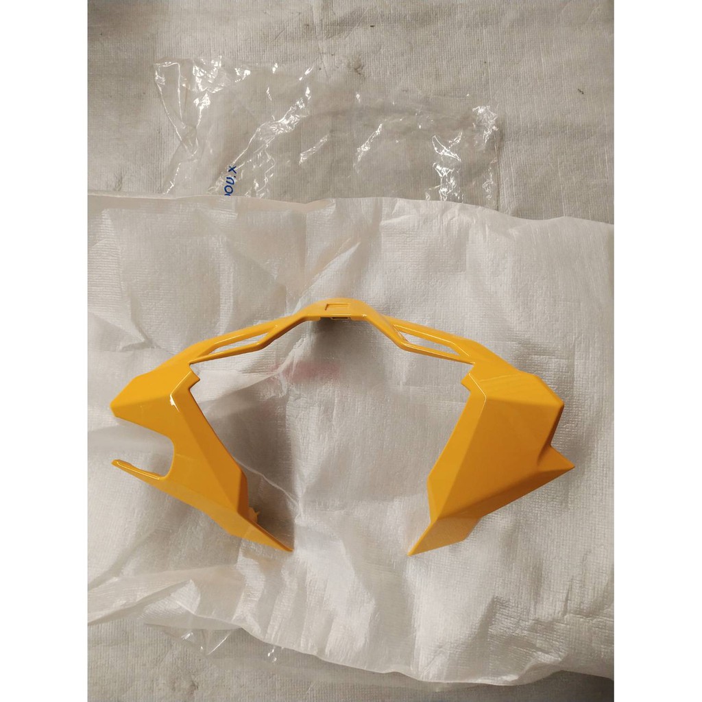 53208-K59-A10TJ ฝาครอบชุดเรือนไมล์สีเหลือง Y216 CLICK125i 2016 ล้อซี่ลวด-ดิสกเบรกหน้า แบบคอมบายเบรค อะไหล่แท้ HONDA