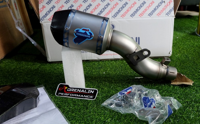 ท่อ Termignoni ทรงสั้น Racing ไทเทเนียม สำหรับ Multi 1200/1260 (For Exhibition only)