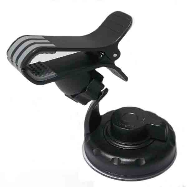 TOKAI แท่นวางมือถือติดกระจกรถยนต์ พร้อมก้านล็อค Car Holder รุ่น 1332 Universal Mount ฐานหมุนรอบทุกทิศทาง (สีดำ)