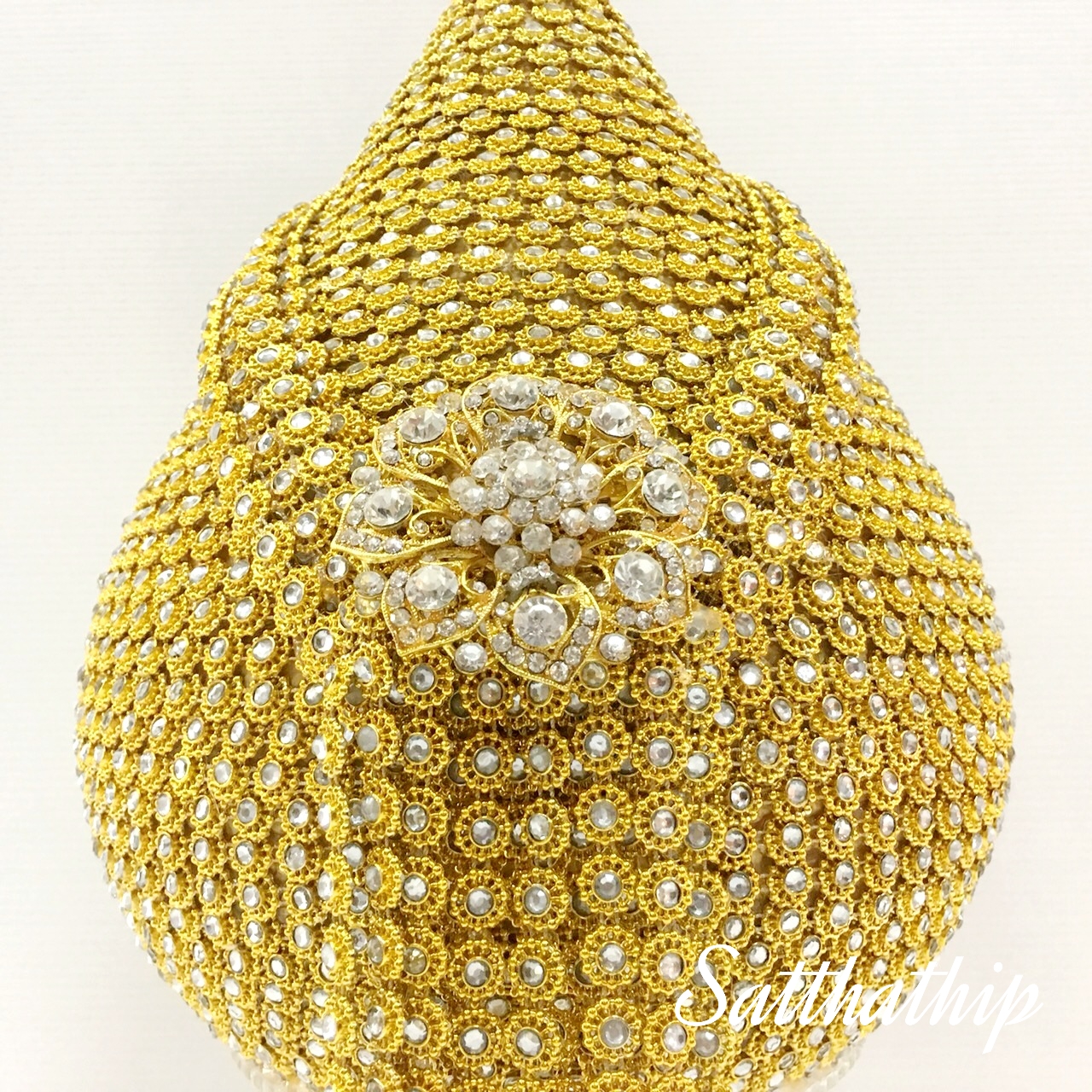 พานพุ่ม - พานพุ่มสักการะ - พานพุ่มเงินทอง - พานพุ่มนพเก้า [8 นิ้ว/ 4,000บาท/คู่]