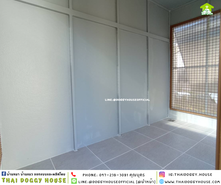บ้านหมา แบ่ง 𝟐 ห้อง แบบบ้าน 𝑩𝑶𝑿 𝑺𝑻𝒀𝑳𝑬