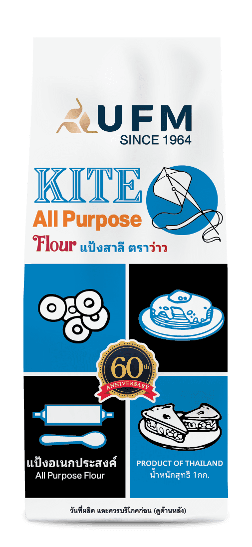 แป้งอเนกประสงค์ตราว่าว 1 กก. Kite Brand UFM All Purpose Flour 1 Kg. (01-0032-01)
