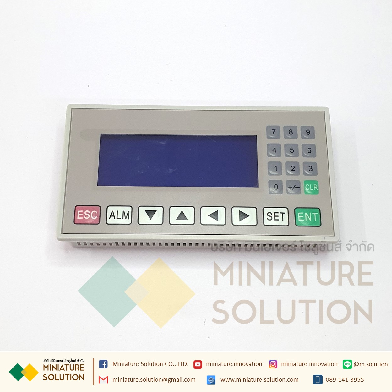 OP320-A English Blue/Yellow 3.7 นิ้ว Text Display HMI Support RS422/RS232 Communication Port OP20 V8.0